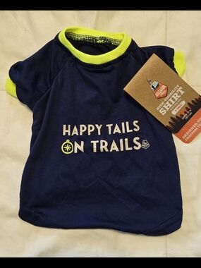Arcadia Trail Dog Shirt XS High Visibility Navy Neon Reflective Happy Tails